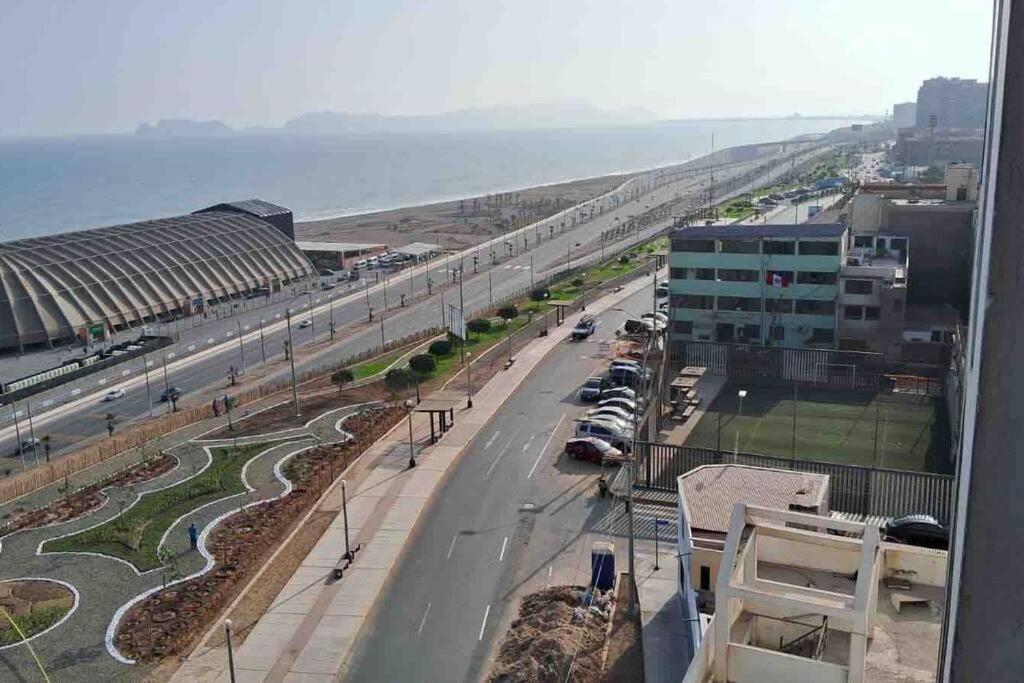 Apartamento De Estreno Con Balcon Frente Al Mar. Лима Экстерьер фото