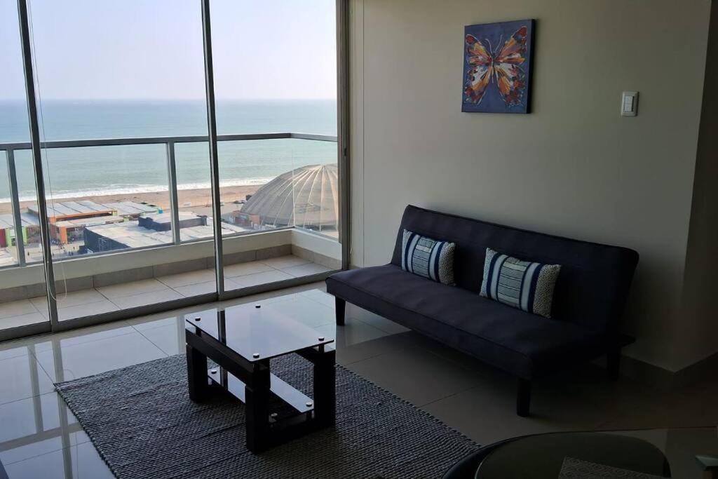 Apartamento De Estreno Con Balcon Frente Al Mar. Лима Экстерьер фото
